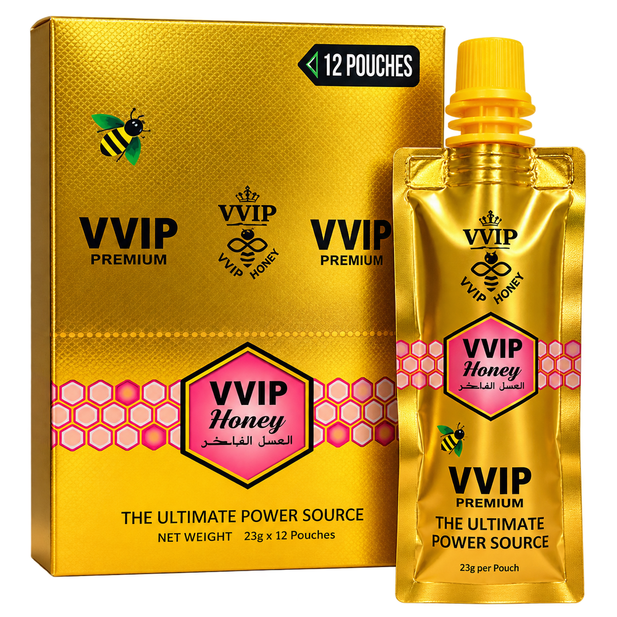 Royal honey VVIP tapa 12 sobres 22g
