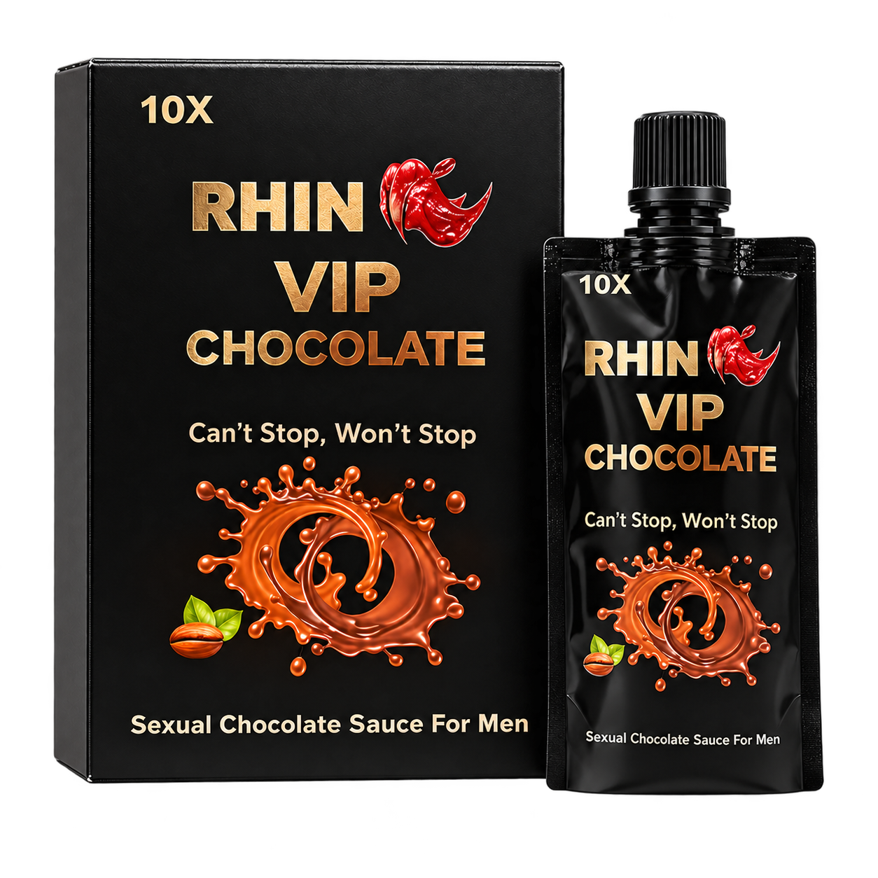 Chocolate rhino liquido 12 pz