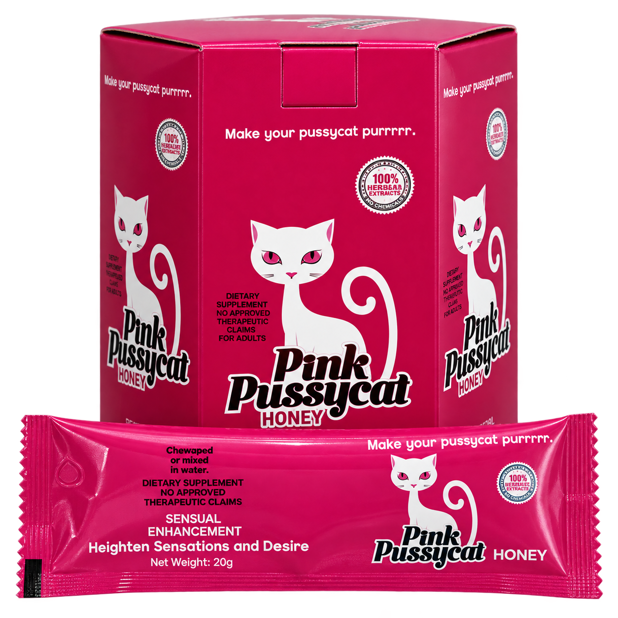 Pink pussy cat 24 sobres 20g