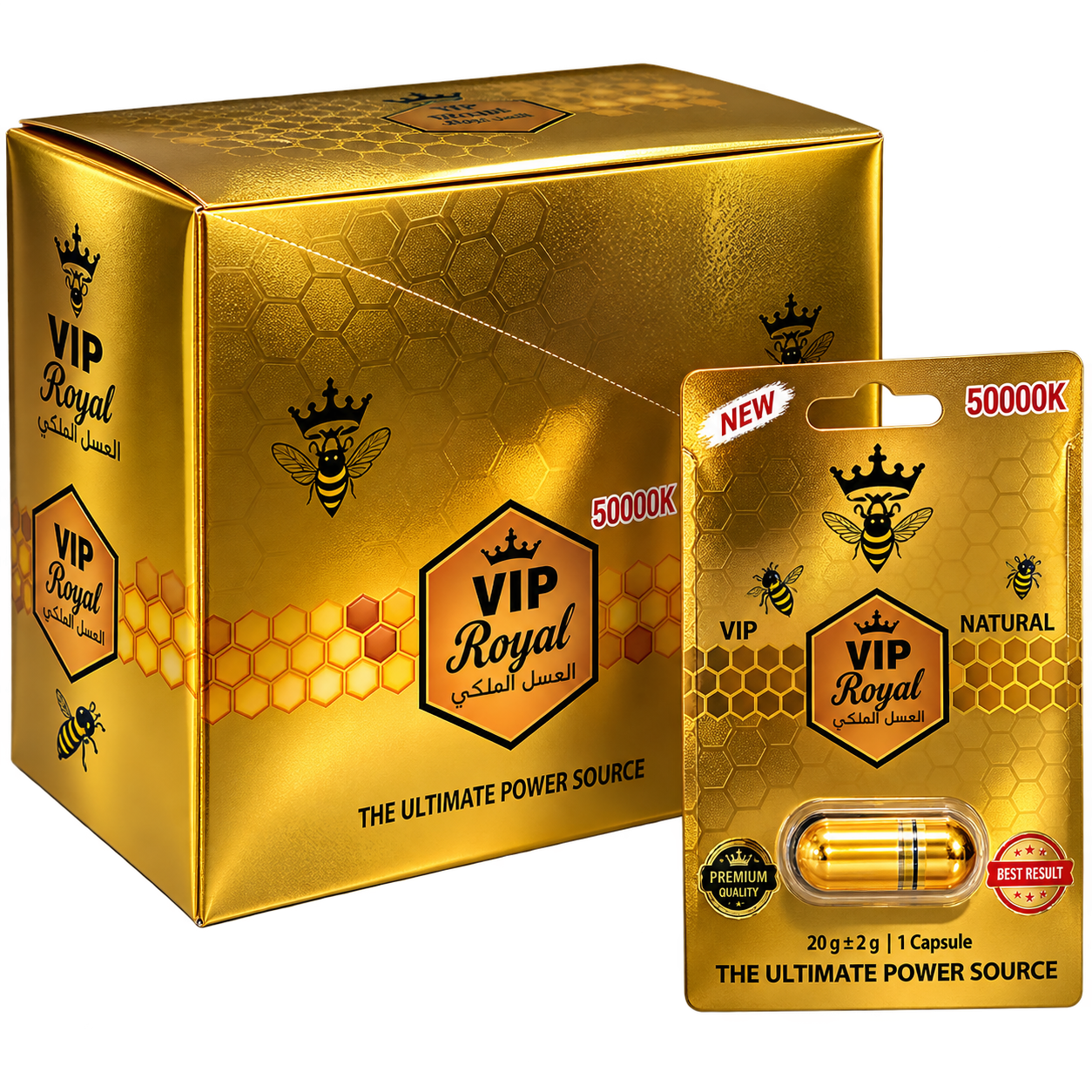 Pastilla sencilla royal honey 24 pz