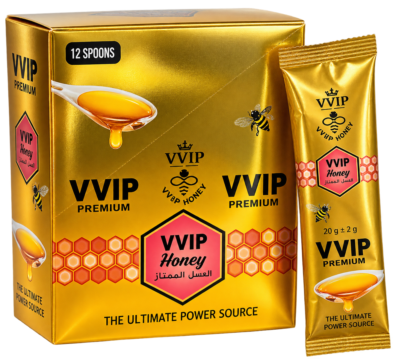 Paleta royal honey VVIP 12 paletas