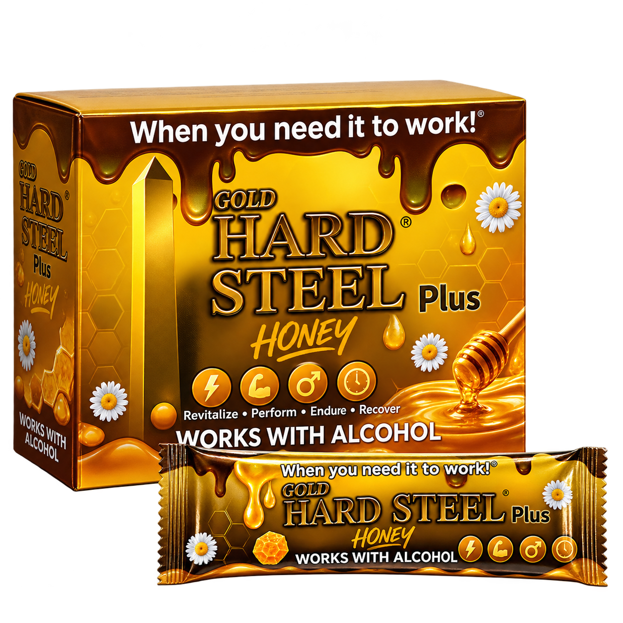 Hard steel plus 12 sobres 20g