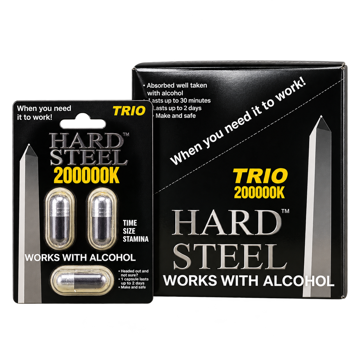 Pastilla triple hard steel 15 pz