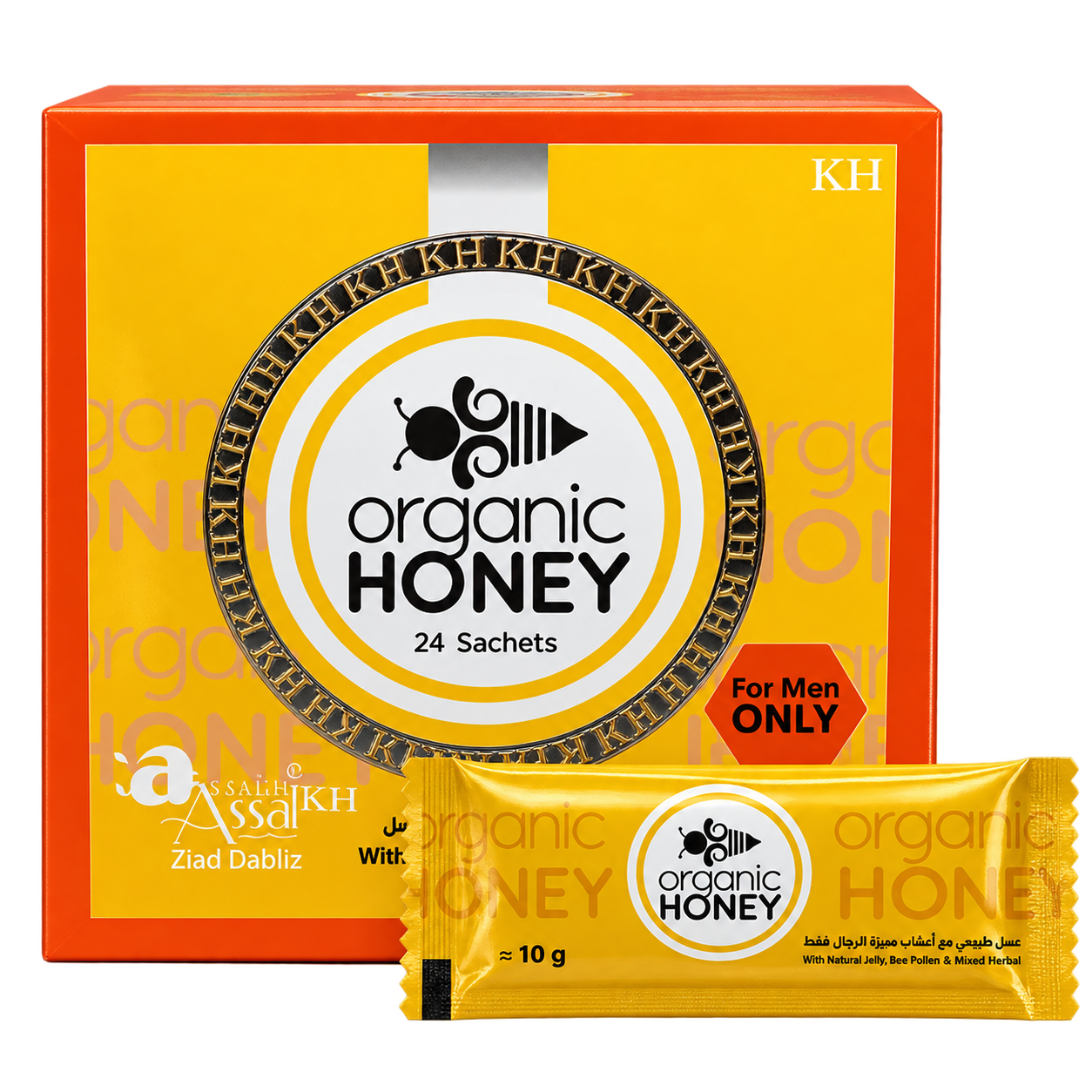 Organic honey 24 sobres 10g